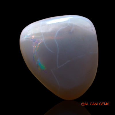 5.00 Cts Natural Australian Fire Opal Loose Gemstone Pear Cabochon 13x11x5 mm AF-506