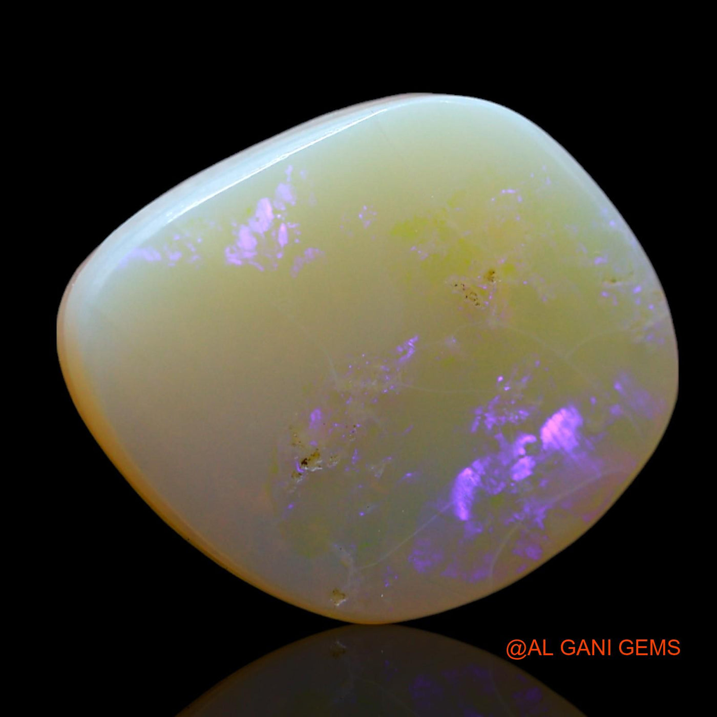 3.00 Cts Natural Australian Fire Opal Fancy Cabochon Loose Gemstone For Jewelry 14x11x3 mm AF-507