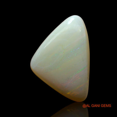 Natural Untreated Fire Opal Loose Gemstone Trillion Cabochon From Australia 3.00 Cts 14x10x3 mm AF-508