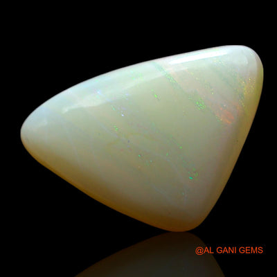 Natural Untreated Fire Opal Loose Gemstone Trillion Cabochon From Australia 3.00 Cts 14x10x3 mm AF-508