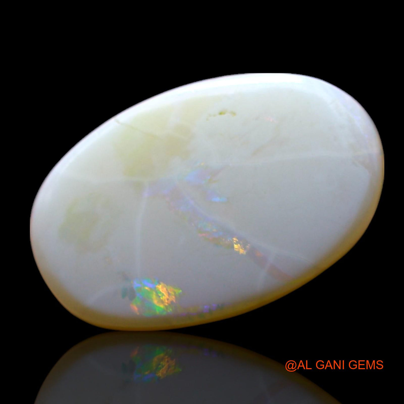 3.00 Cts Natural Australian Fire Opal Loose Gemstone Oval Cabochon 14x9x3 mm AF-509