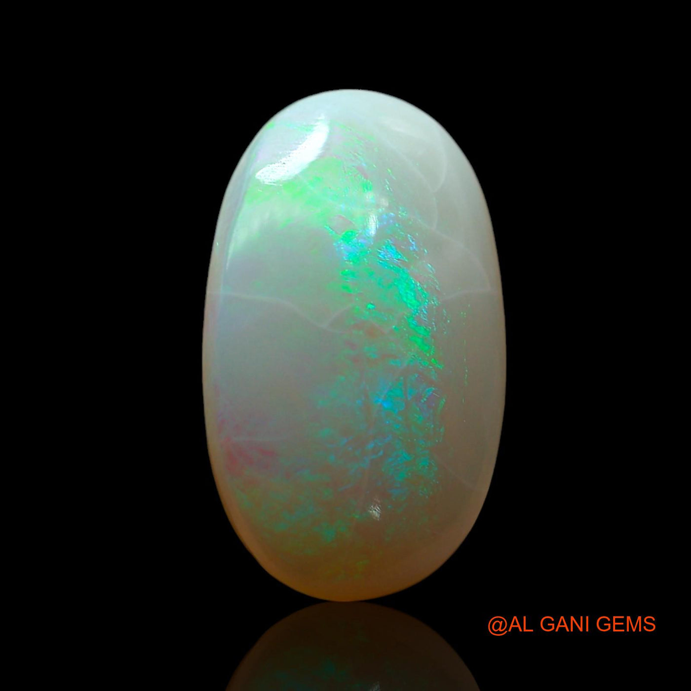Natural Fire Opal Gemstone 3.00 Cts Loose Oval Cabochon From Australia 15x9x3 mm AF-511