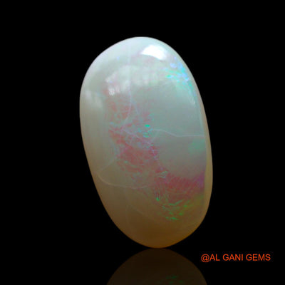Natural Fire Opal Gemstone 3.00 Cts Loose Oval Cabochon From Australia 15x9x3 mm AF-511