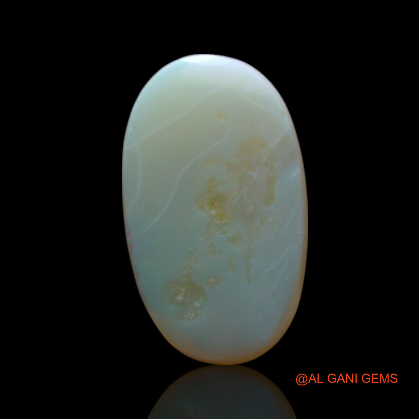 Natural Fire Opal Gemstone 3.00 Cts Loose Oval Cabochon From Australia 15x9x3 mm AF-511