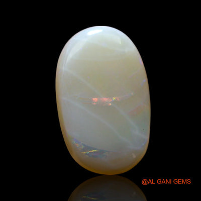 3.00 Cts Unheated Australian Fire Opal Loose Gemstone Oval Cabochon Natural 14x9x4 mm AF-512