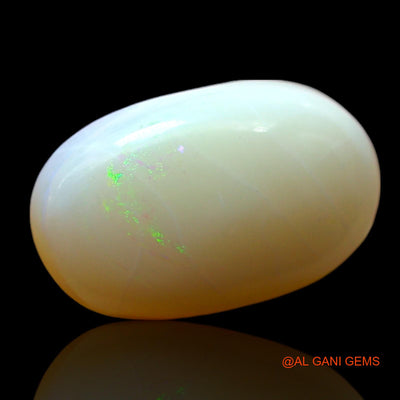 Natural Fire Opal Gemstone 4.00 Cts Loose Oval Cabochon From Australia 14x9x4 mm AF-513