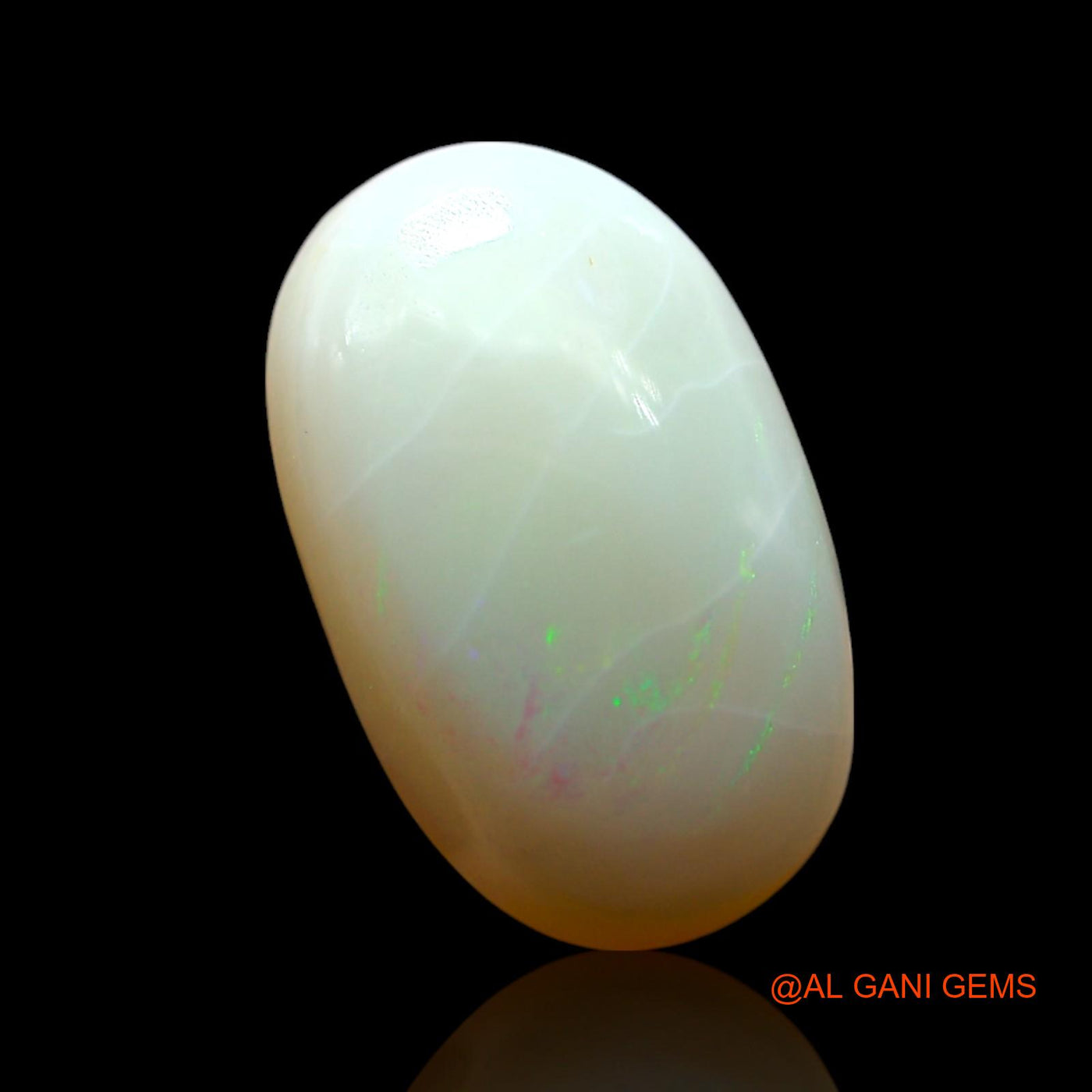 Natural Fire Opal Gemstone 4.00 Cts Loose Oval Cabochon From Australia 14x9x4 mm AF-513