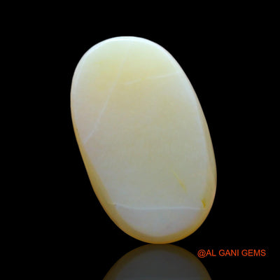Natural Fire Opal Gemstone 4.00 Cts Loose Oval Cabochon From Australia 14x9x4 mm AF-513