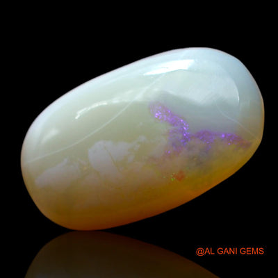 3.00 Cts Natural Australian Fire Opal Oval Cabochon Loose Gemstone For Jewelry 15x8x3 mm AF-514