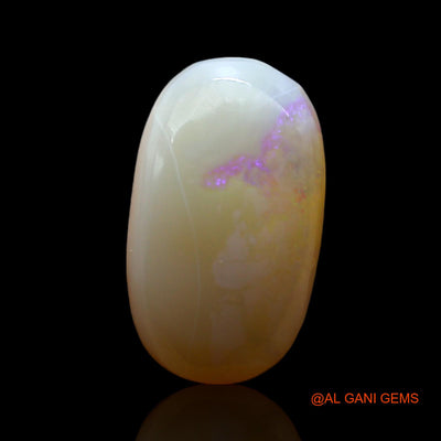3.00 Cts Natural Australian Fire Opal Oval Cabochon Loose Gemstone For Jewelry 15x8x3 mm AF-514