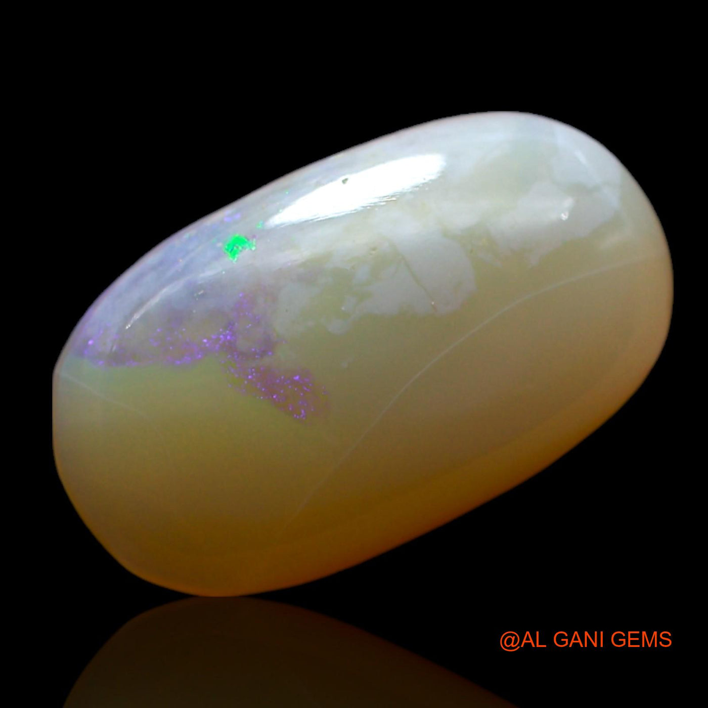 3.00 Cts Natural Australian Fire Opal Oval Cabochon Loose Gemstone For Jewelry 15x8x3 mm AF-514
