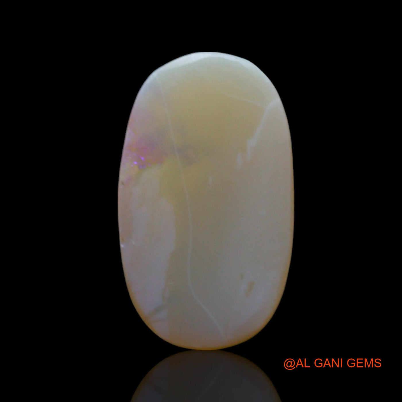 3.00 Cts Natural Australian Fire Opal Oval Cabochon Loose Gemstone For Jewelry 15x8x3 mm AF-514