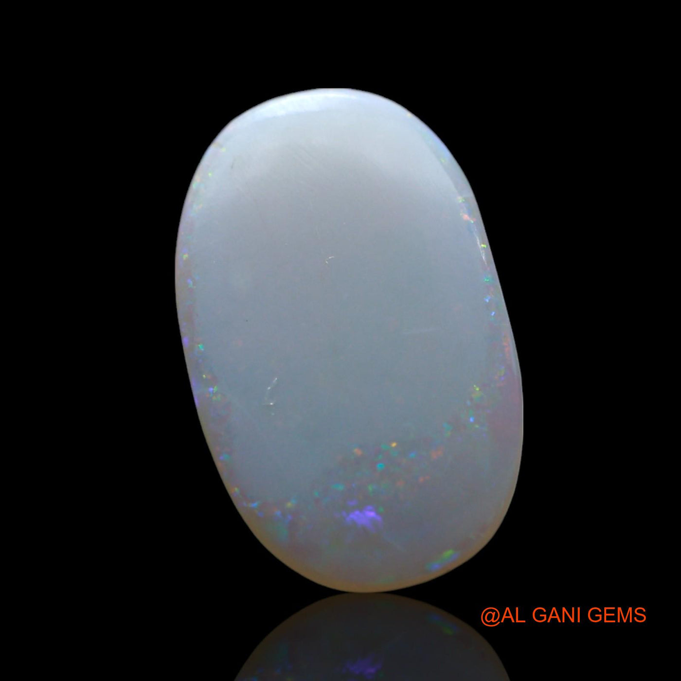 1.00 Cts Unheated Australian Fire Opal Loose Gemstone Oval Cabochon Natural 14x8x2 mm AF-515