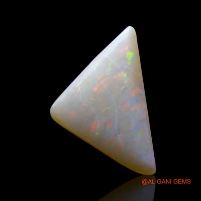 2.00 Cts Natural Australian Fire Opal Loose Gemstone Trillion Cabochon 14x9x3 mm AF-516