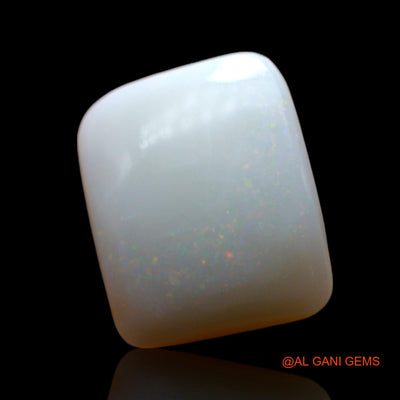 3.00 Cts Natural Australian Fire Opal Loose Gemstone Square Cabochon 11x10x3 mm AF-517