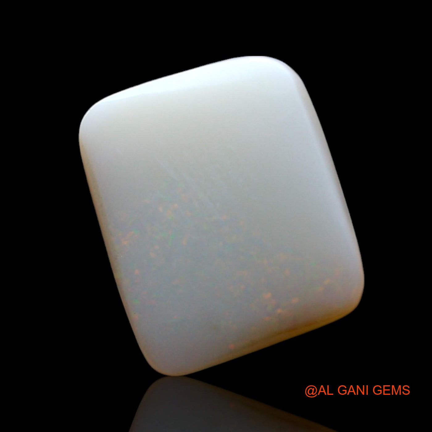 3.00 Cts Natural Australian Fire Opal Loose Gemstone Square Cabochon 11x10x3 mm AF-517