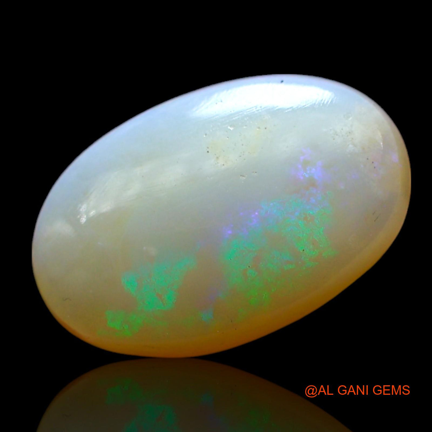 3.00 Cts Natural Australian Fire Opal Loose Gemstone Oval Cabochon 14x9x4 mm AF-518