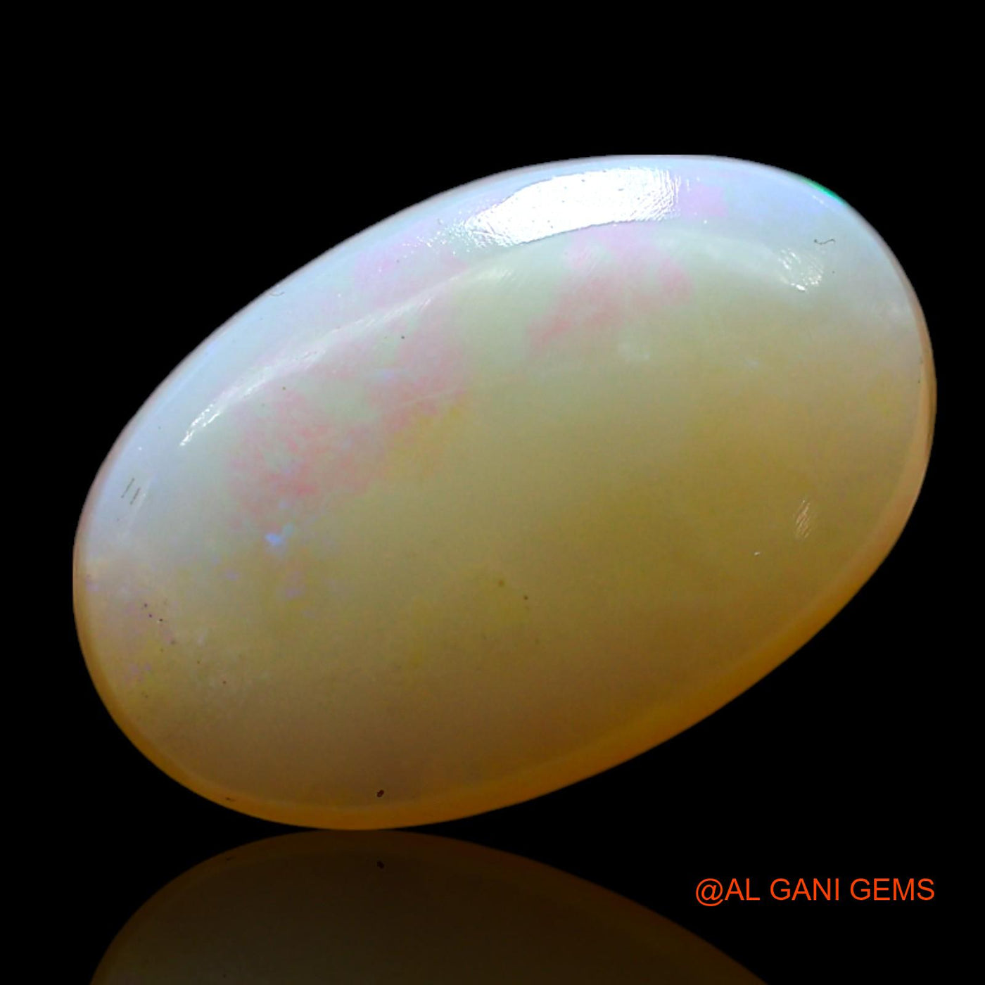 3.00 Cts Natural Australian Fire Opal Loose Gemstone Oval Cabochon 14x9x4 mm AF-518