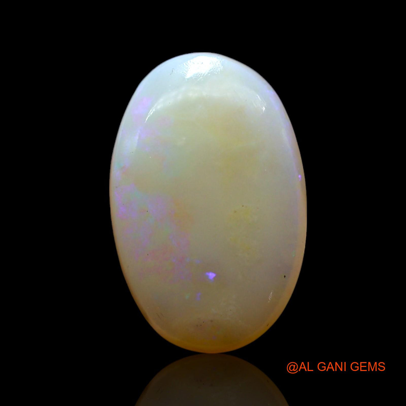 3.00 Cts Natural Australian Fire Opal Loose Gemstone Oval Cabochon 14x9x4 mm AF-518