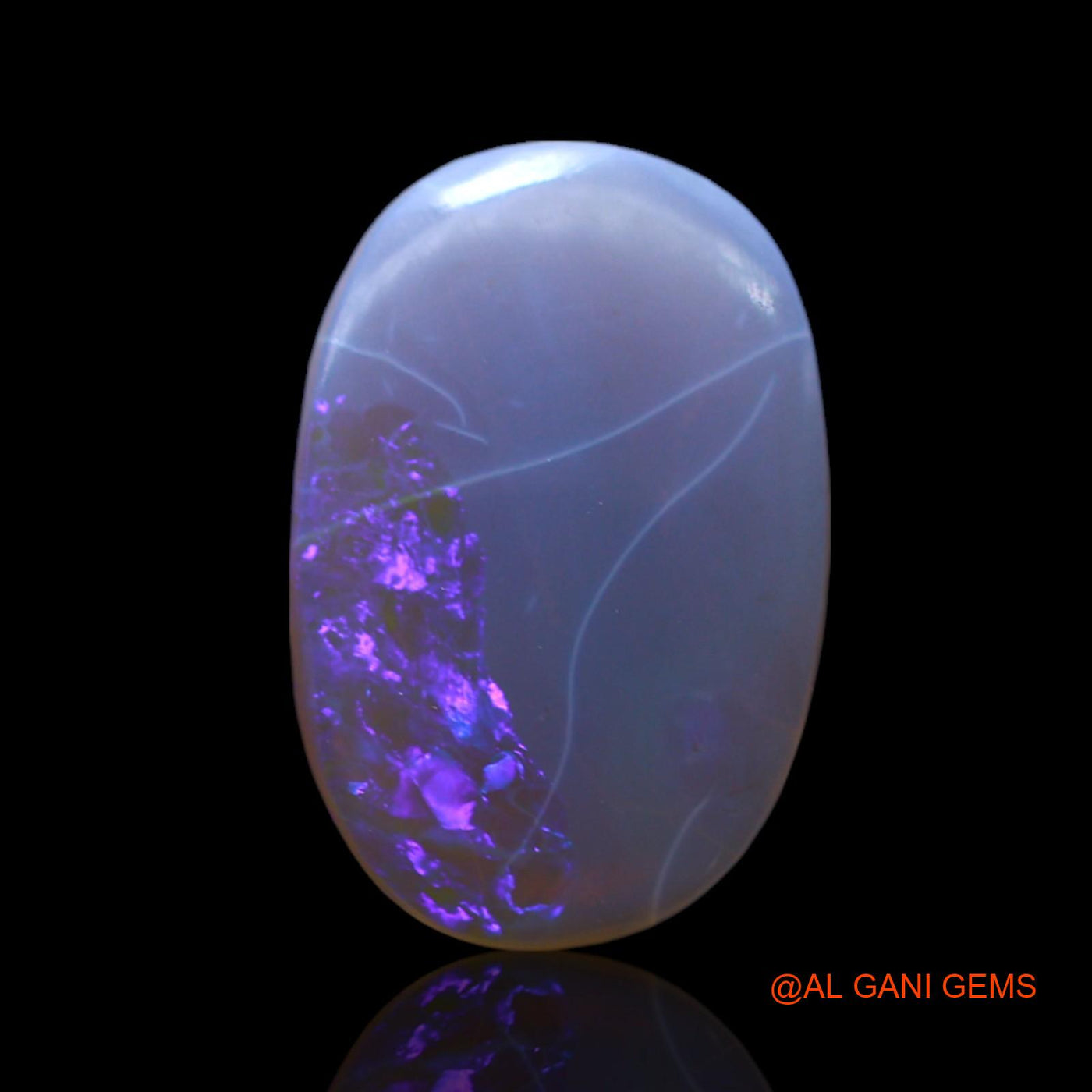 Natural Untreated Fire Opal Loose Gemstone Oval Cabochon From Australia 2.00 Cts 13x9x2 mm AF-519