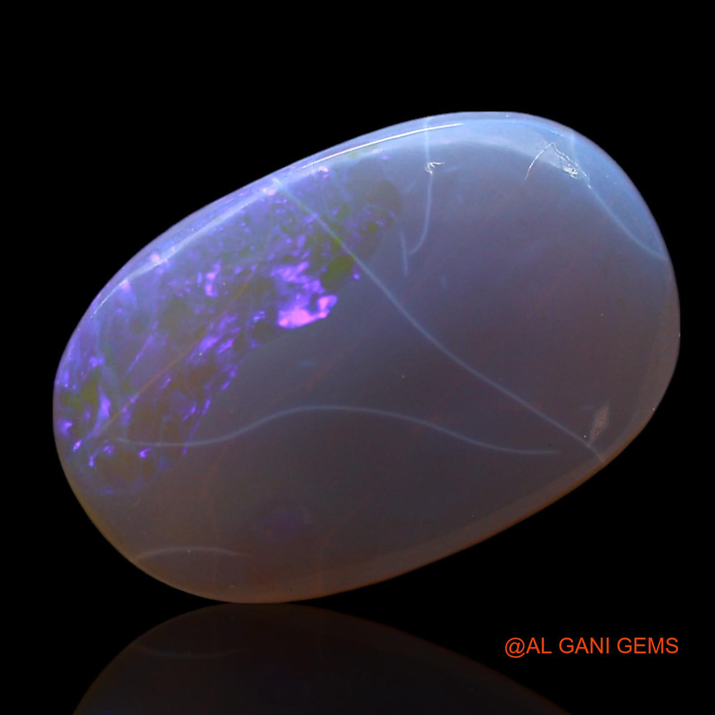 Natural Untreated Fire Opal Loose Gemstone Oval Cabochon From Australia 2.00 Cts 13x9x2 mm AF-519