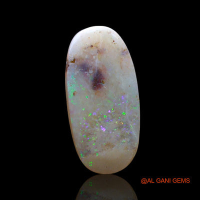 1.00 Cts Natural Australian Fire Opal Loose Gemstone Oval Cabochon 15x7x2 mm AF-521