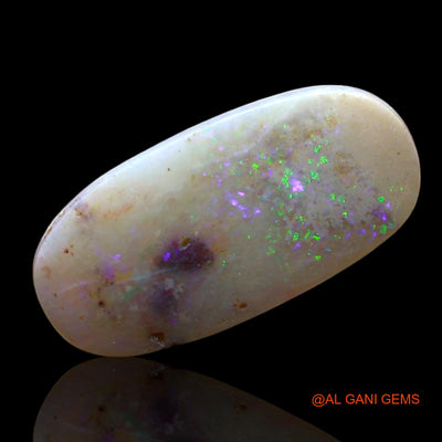 1.00 Cts Natural Australian Fire Opal Loose Gemstone Oval Cabochon 15x7x2 mm AF-521
