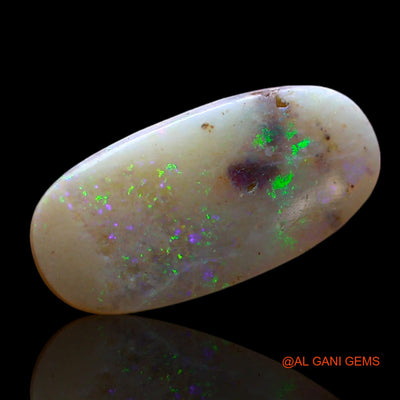 1.00 Cts Natural Australian Fire Opal Loose Gemstone Oval Cabochon 15x7x2 mm AF-521