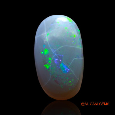 3.00 Cts Unheated Australian Fire Opal Loose Gemstone Oval Cabochon Natural 14x8x4 mm AF-522