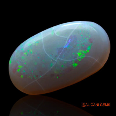 3.00 Cts Unheated Australian Fire Opal Loose Gemstone Oval Cabochon Natural 14x8x4 mm AF-522