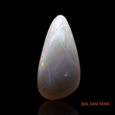 3.00 Cts Natural Australian Fire Opal Loose Gemstone Pear Cabochon 15x8x4 mm AF-523
