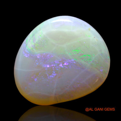 3.00 Cts Natural Australian Fire Opal Fancy Cabochon Loose Gemstone For Jewelry 12x11x3 mm AF-525
