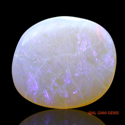 Natural Fire Opal Gemstone 2.00 Cts Loose Oval Cabochon From Australia 13x11x2 mm AF-526