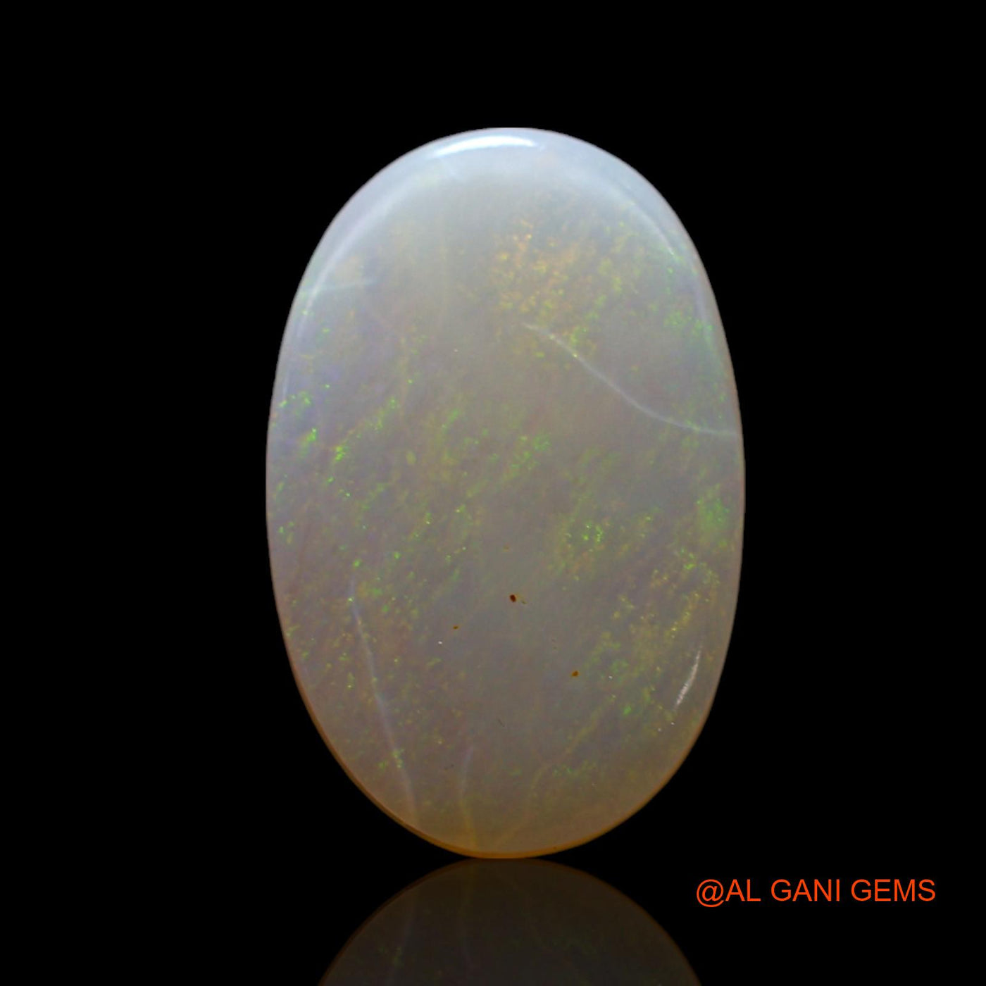 2.00 Cts Natural Australian Fire Opal Loose Gemstone Oval Cabochon 14x9x2 mm AF-527