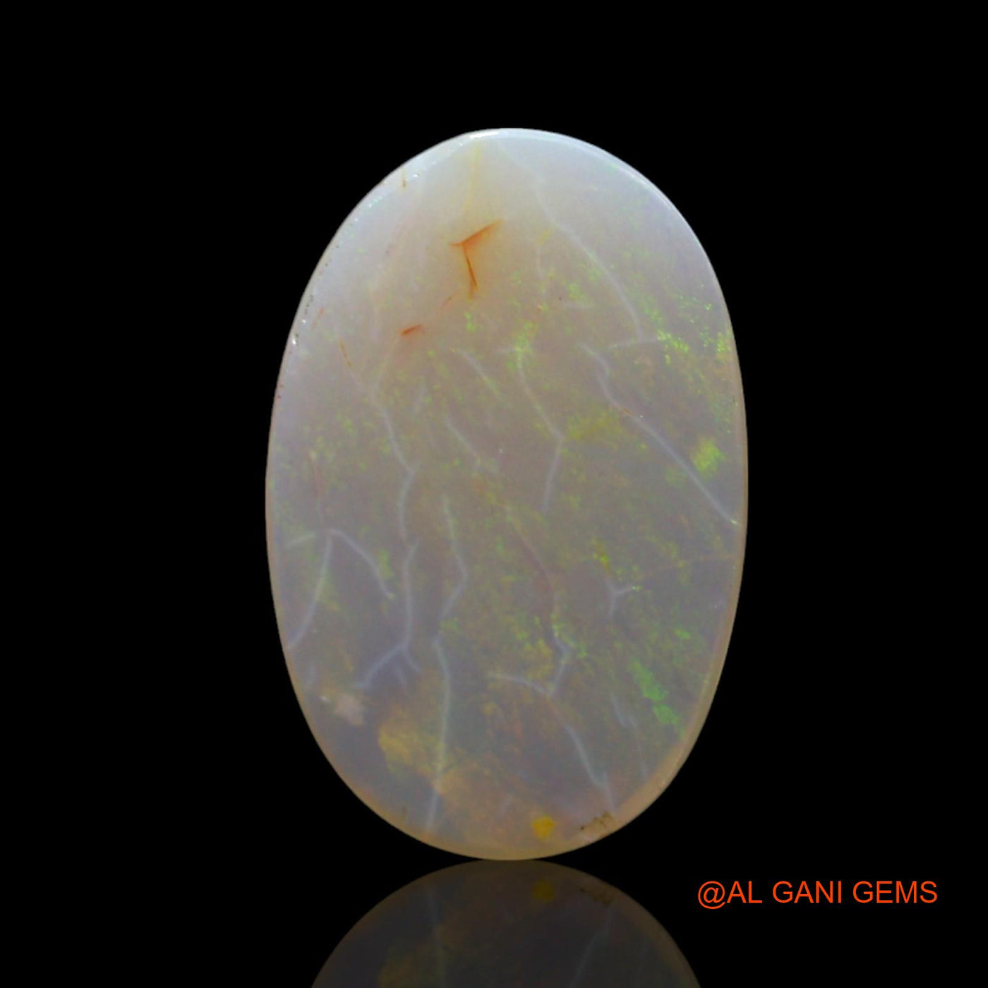 2.00 Cts Natural Australian Fire Opal Loose Gemstone Oval Cabochon 14x9x2 mm AF-527