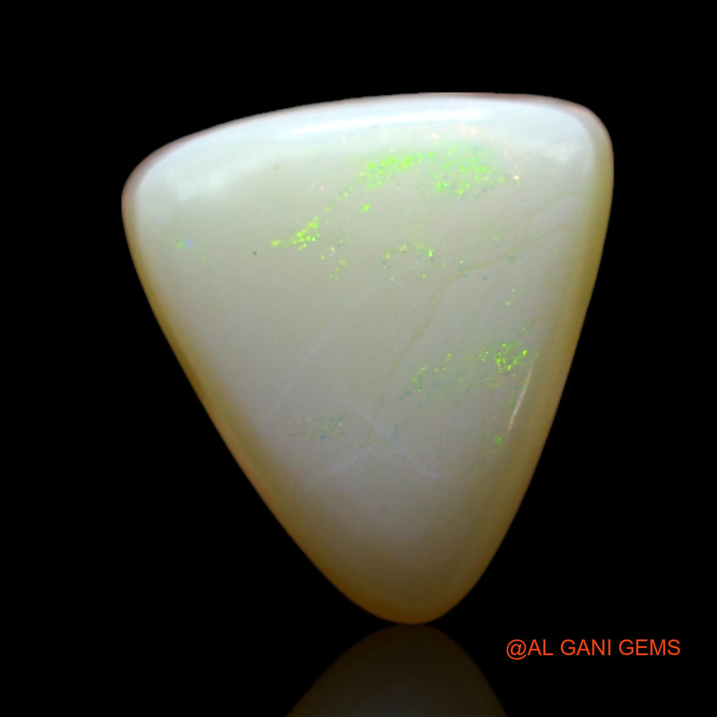 3.00 Cts Natural Australian Fire Opal Loose Gemstone Trillion Cabochon 11x10x4 mm AF-529