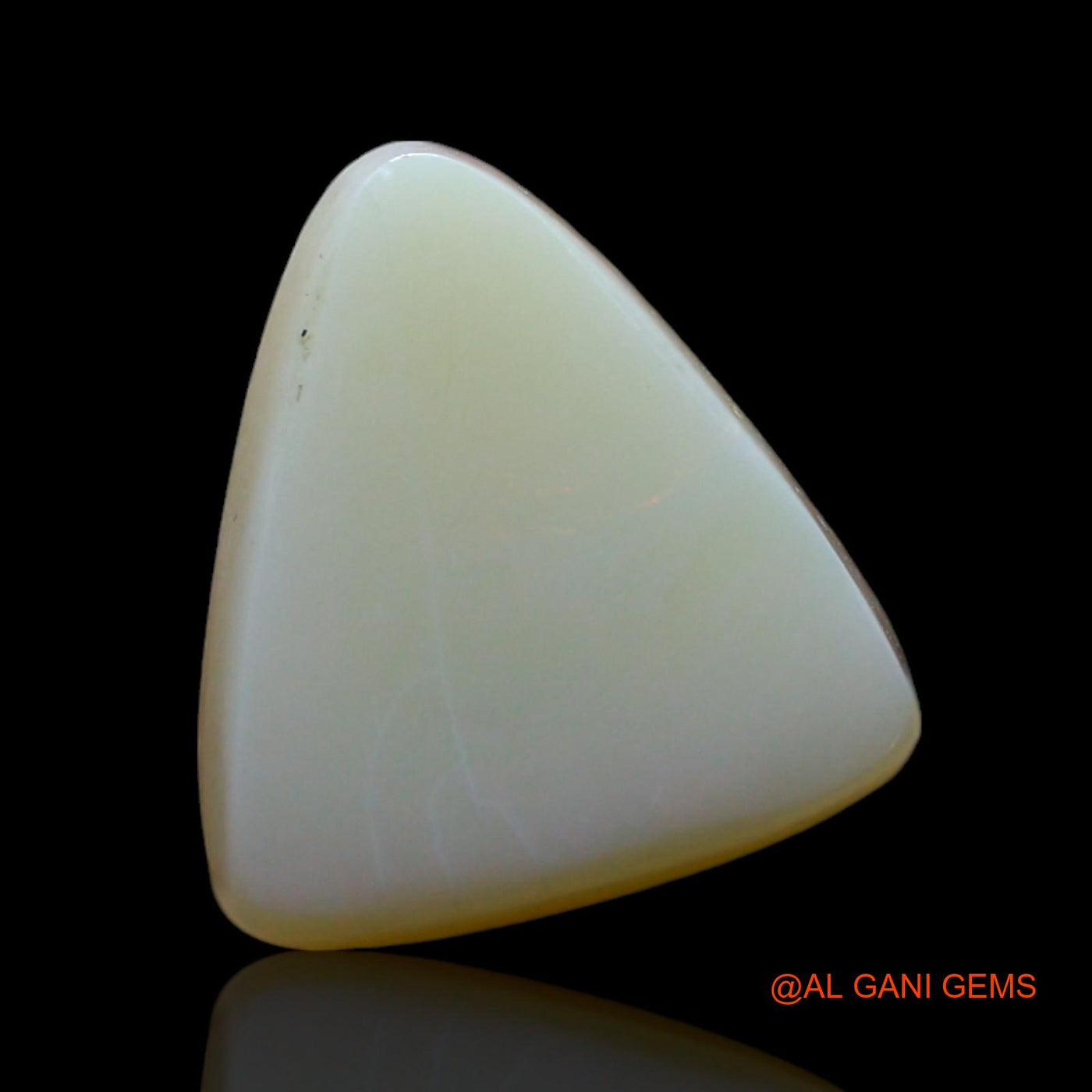 3.00 Cts Natural Australian Fire Opal Loose Gemstone Trillion Cabochon 11x10x4 mm AF-529