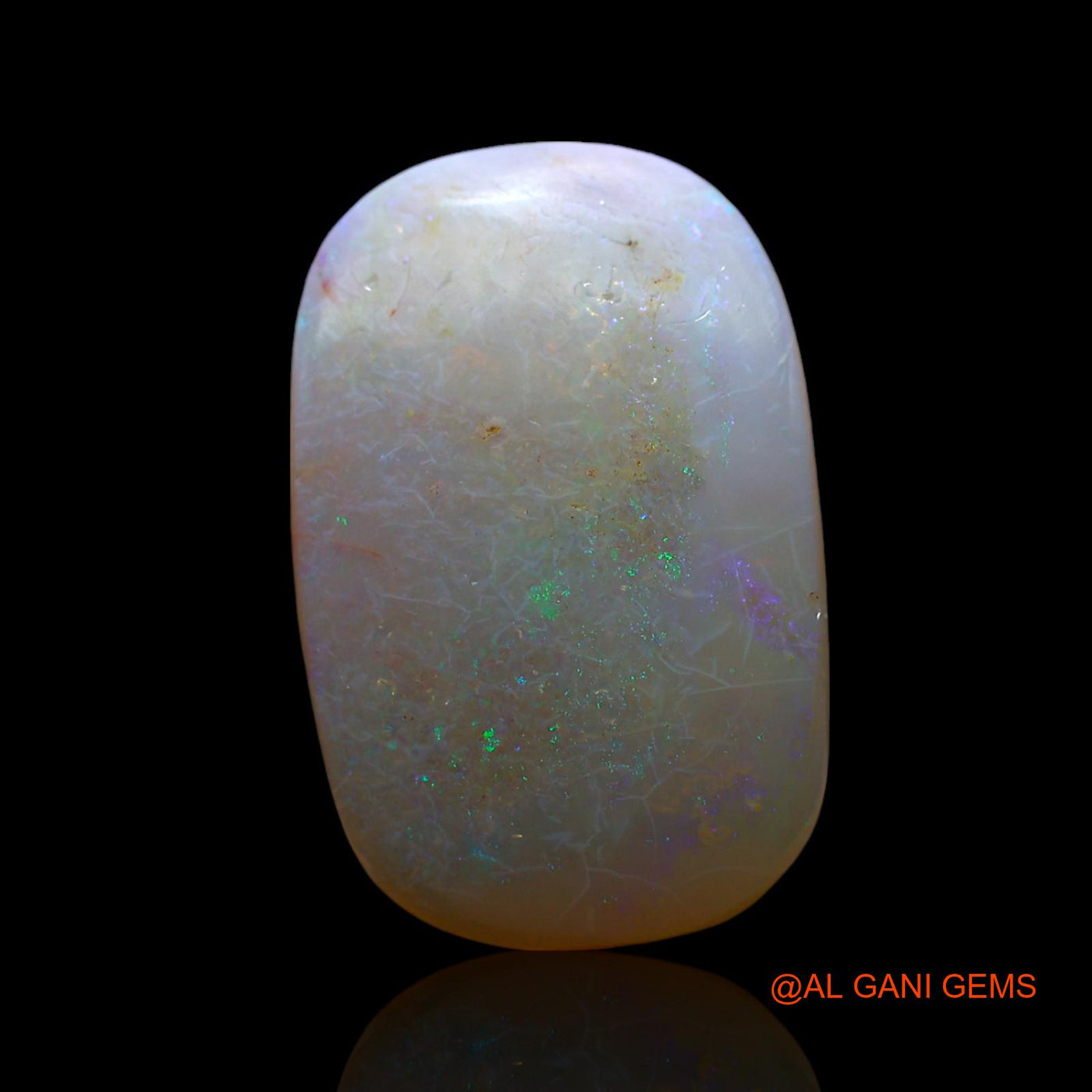 7.00 Cts Natural Australian Fire Opal Loose Gemstone Oval Cabochon 18x12x4 mm AF-52