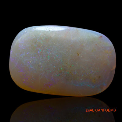 7.00 Cts Natural Australian Fire Opal Loose Gemstone Oval Cabochon 18x12x4 mm AF-52