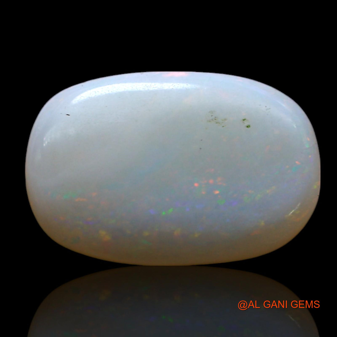 Natural Untreated Fire Opal Loose Gemstone Oval Cabochon From Australia 1.00 Cts 13x8x2 mm AF-530