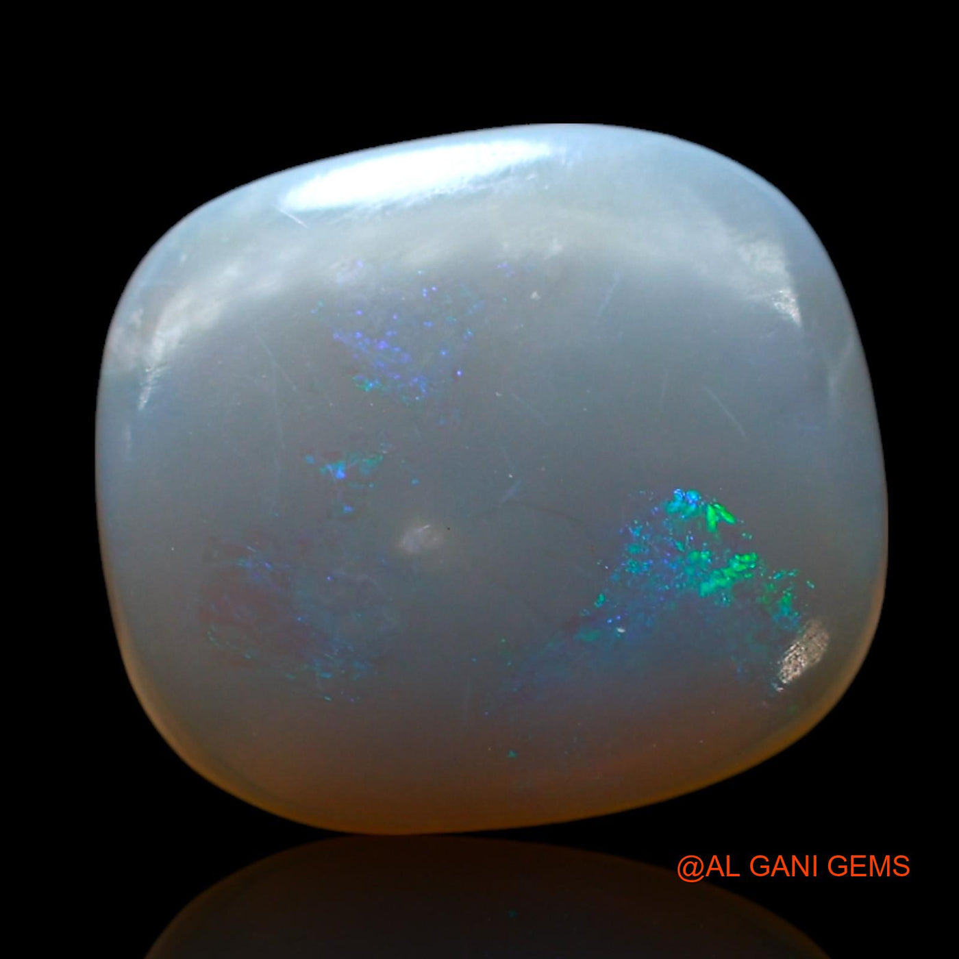 Natural Untreated Fire Opal Loose Gemstone Oval Cabochon From Australia 3.00 Cts 12x11x3 mm AF-531