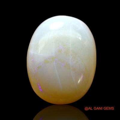 4.00 Cts Natural Australian Fire Opal Loose Gemstone Oval Cabochon 12x9x4 mm AF-533