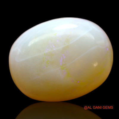 4.00 Cts Natural Australian Fire Opal Loose Gemstone Oval Cabochon 12x9x4 mm AF-533