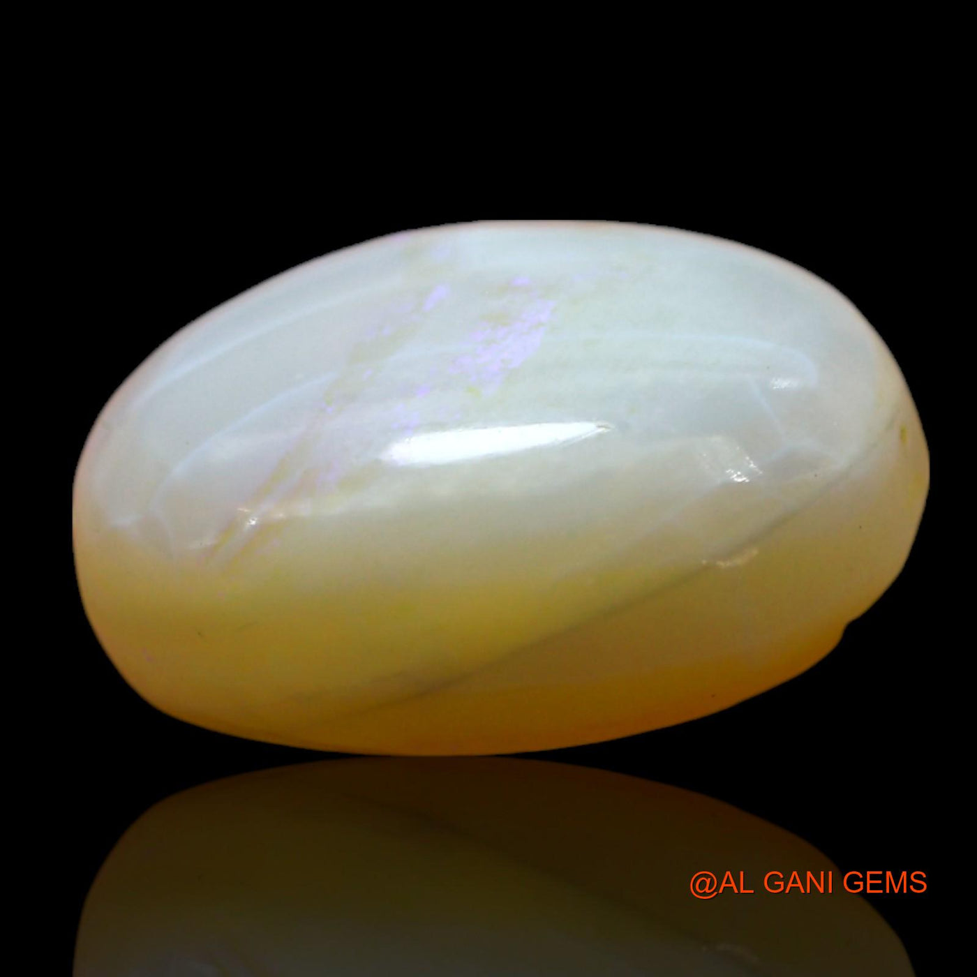 4.00 Cts Natural Australian Fire Opal Loose Gemstone Oval Cabochon 12x9x4 mm AF-533