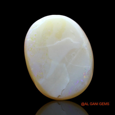 4.00 Cts Natural Australian Fire Opal Loose Gemstone Oval Cabochon 12x9x4 mm AF-533