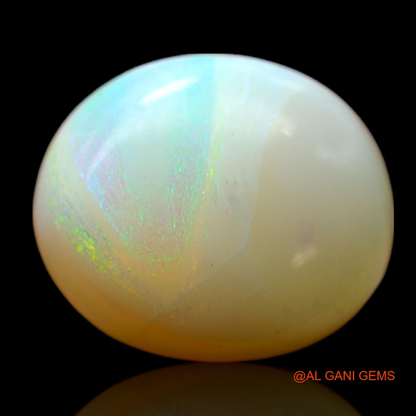 3.00 Cts Natural Australian Fire Opal Loose Gemstone Oval Cabochon 12x10x5 mm AF-535