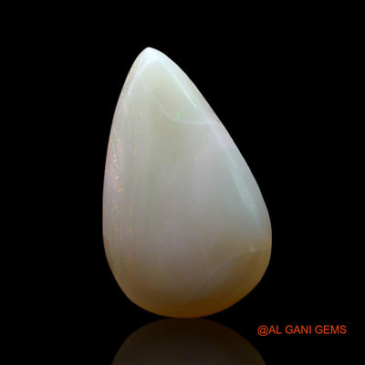 Natural Untreated Fire Opal Loose Gemstone Pear Cabochon From Australia 2.00 Cts 13x8x4 mm AF-538