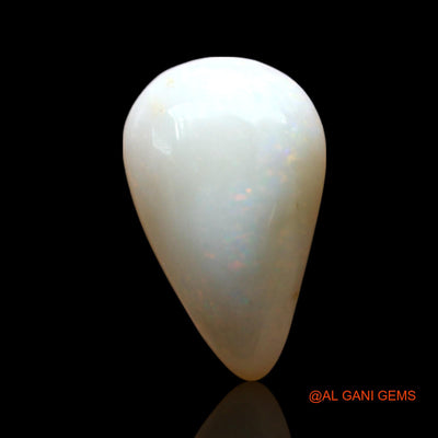 2.00 Cts Unheated Australian Fire Opal Loose Gemstone Pear Cabochon Natural 13x8x4 mm AF-539