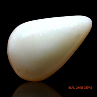 2.00 Cts Unheated Australian Fire Opal Loose Gemstone Pear Cabochon Natural 13x8x4 mm AF-539