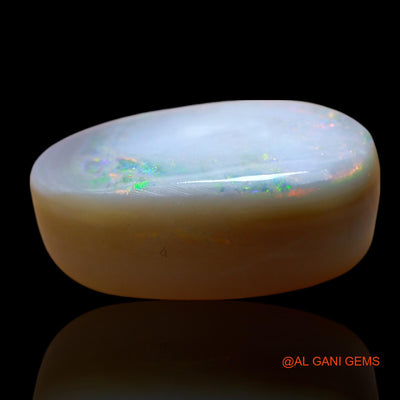 Natural Fire Opal Gemstone 12.00 Cts Loose Oval Cabochon From Australia 18x10x8 mm AF-53